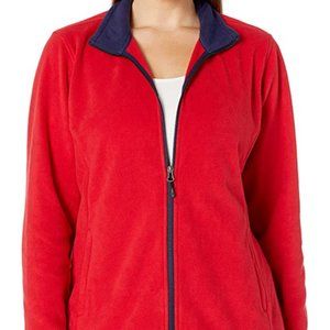 Women's Plus Size Full-Zip Polar Fleece Jacket